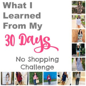 No Shopping Challenge