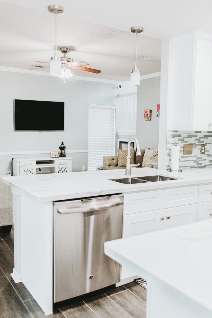 white kitchen