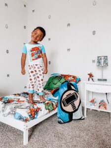 superhero toddler room