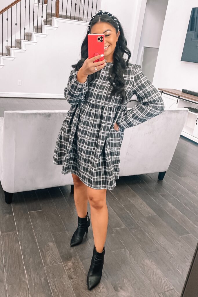 plaid dress