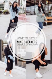 how to style nike sneakers