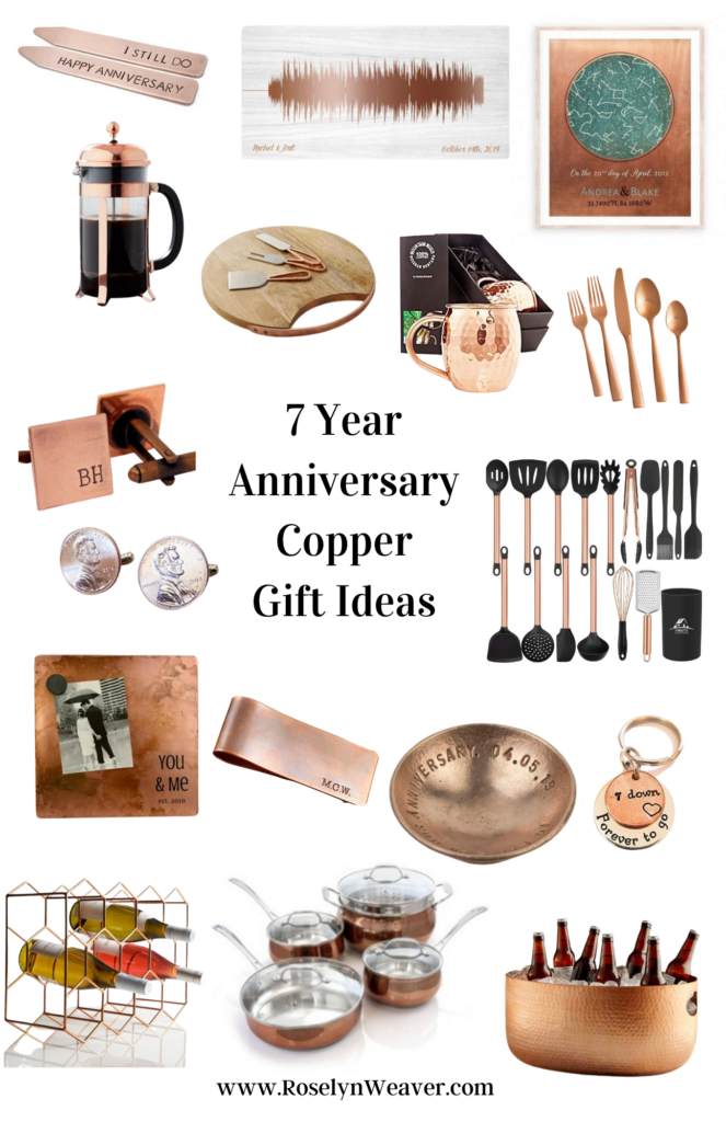 copper wedding anniversary gift ideas