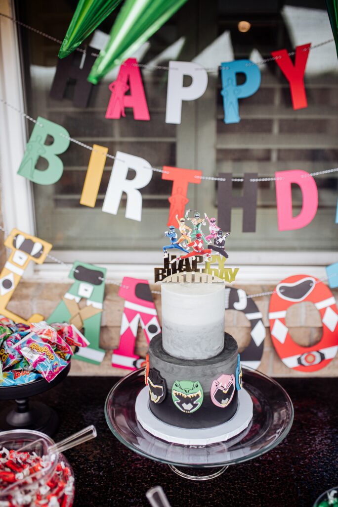 power ranger cake