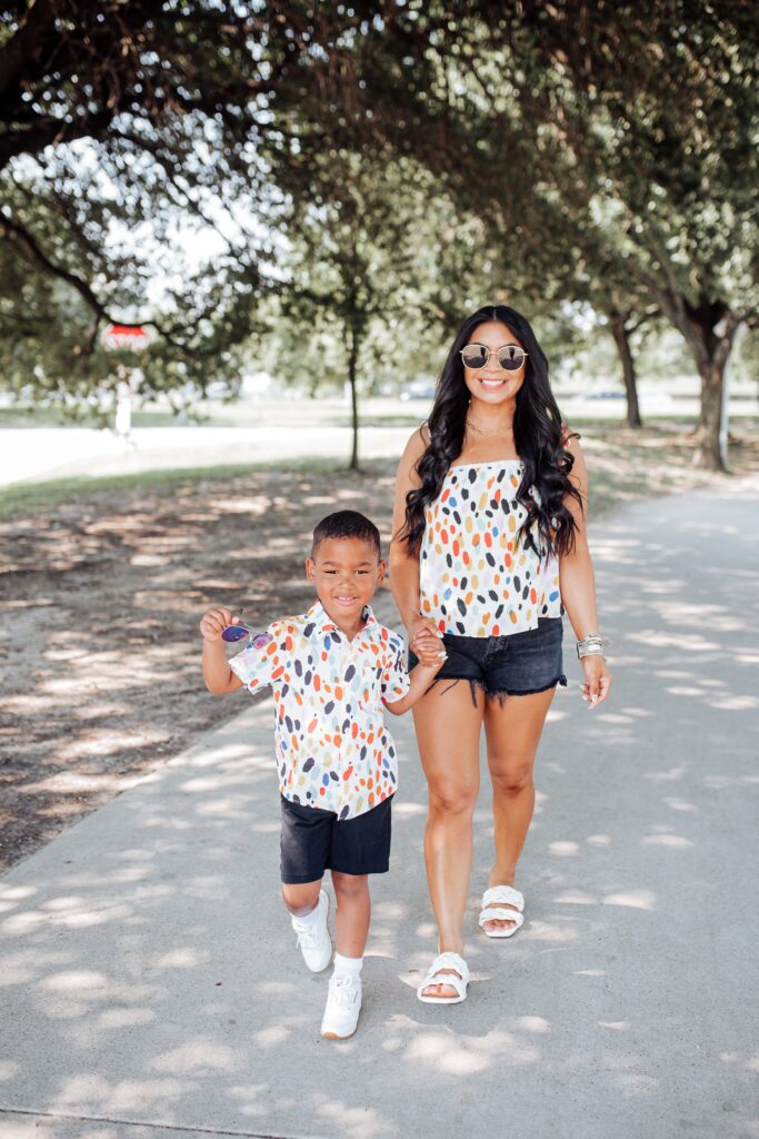 mommy and son matching outfits