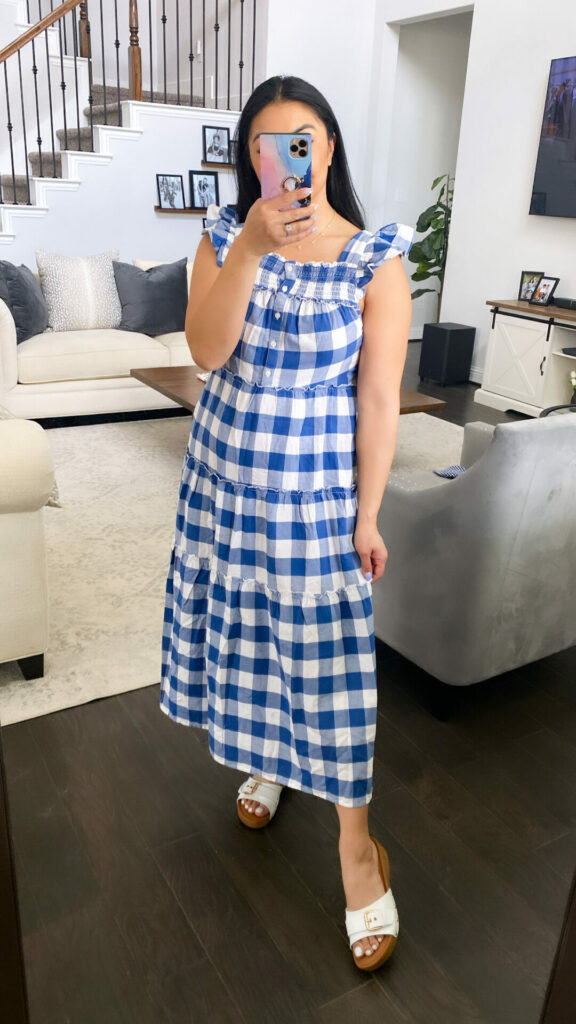 gingham dress