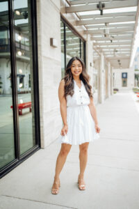 white mini dresses
