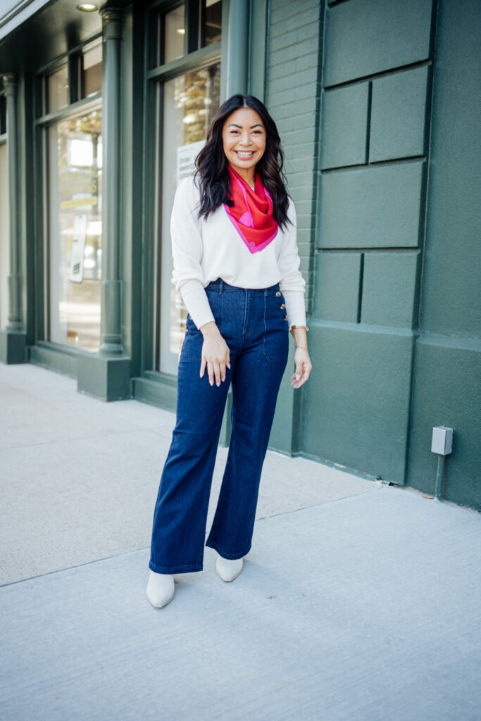jeans outfit ideas for the office