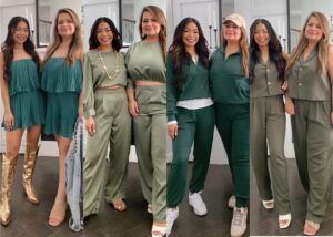 green outfits amazon