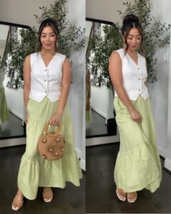 maxi skirt outfits