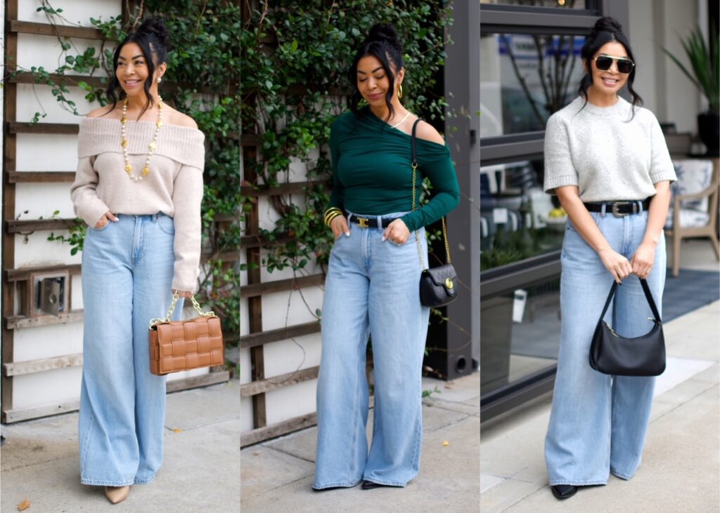 wide leg jeans